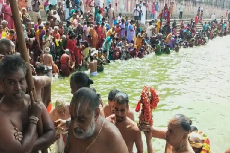 திருவள்ளூர் வீரராகவர் கோயிலில் தீர்த்தவாரி விழா