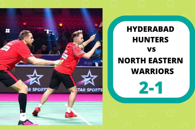 PBL-5, PBL-5 latest news, Hyderabad Hunters vs North Eastern Warriors, Hyderabad Hunters vs North Eastern Warriors in PBL 5, Premier Badminton League, Premier Badminton League news