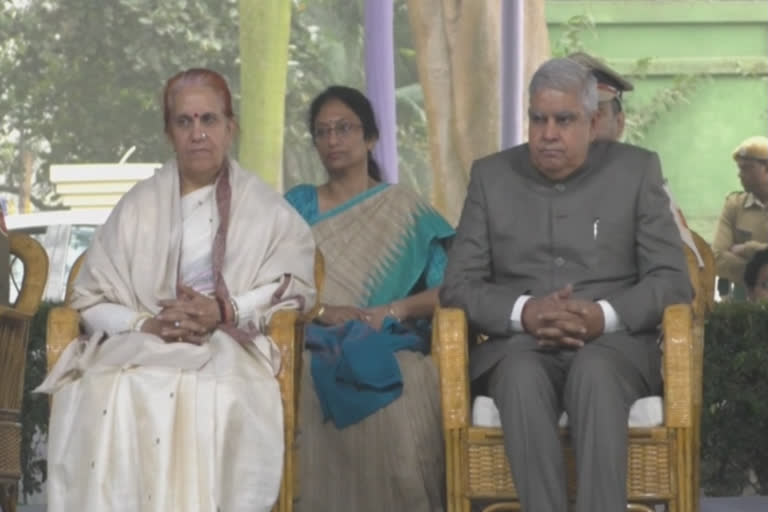 Jagdeep Dhankar at Gandhi Ghat