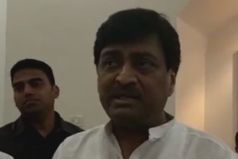 ashok chavhan spoke with media in aurangabad