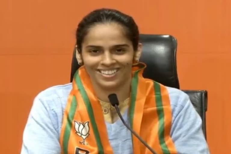 Saina Nehwa joins BJP