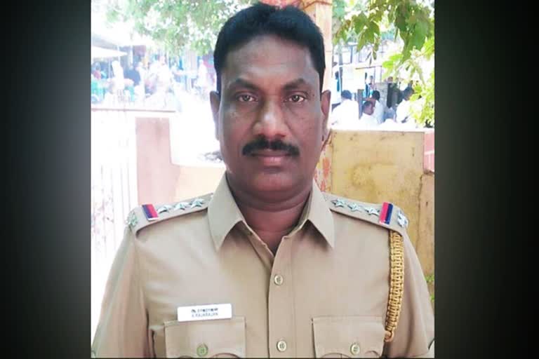 ramanathapuram parthibanur inspector caught red handed in bribing case!