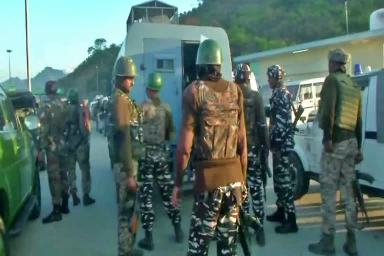 Three terrorist was killed in a gunfight at jammu