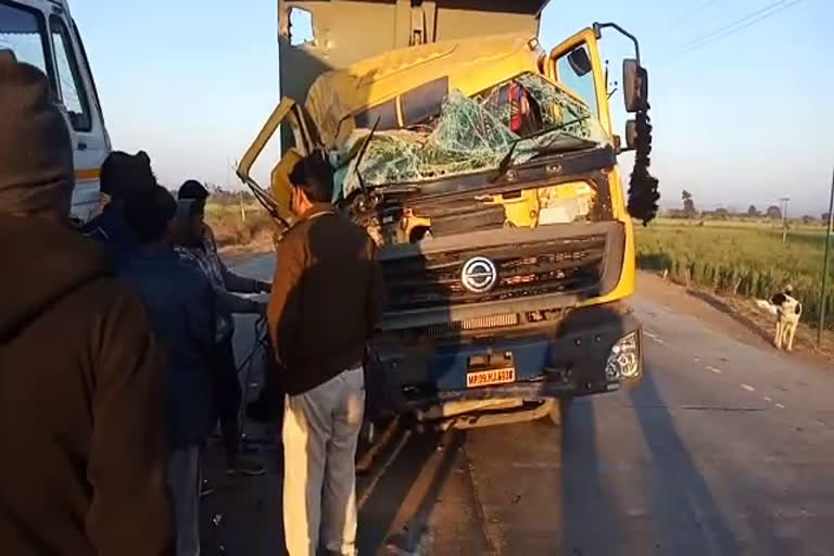 two dumpers collided