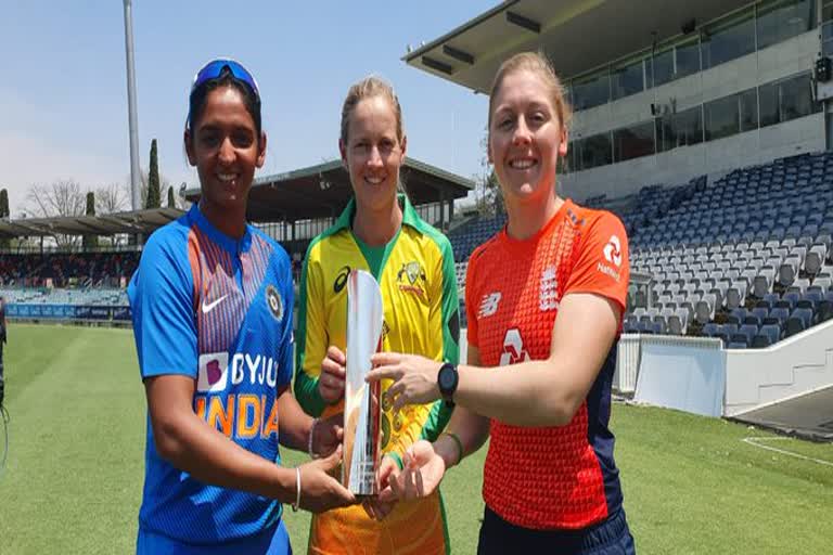 Harmanpreet Kaur news  India vs England news  Tri-Nation cricket news  ഹർമന്‍പ്രീത് കൗർ വാർത്ത  ഇന്ത്യ vs ഇംഗ്ലണ്ട് വാർത്ത  ത്രിരാഷ്‌ട്ര ക്രിക്കറ്റ് വാർത്ത