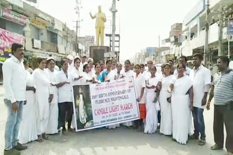 florence nightingale first nurse 200th birthday celebration at siddipet