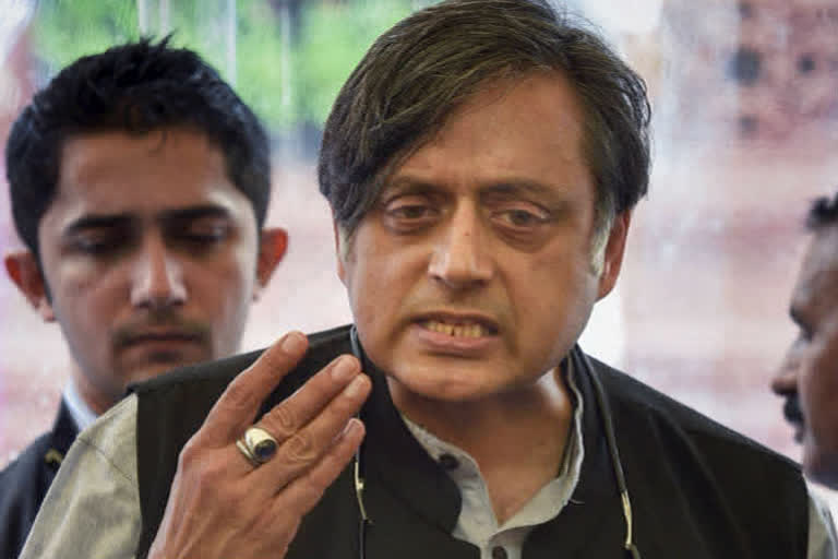 Dr. Tharoor  Okhla firing incident  Jamia Millia Islamia University  Congress MP Shashi Tharoor  march against CAA  Presidential address  National Population Register (NPR)  Trinamool Congress  Citizenship Amendment Act  വിദ്വേഷത്തിന്‍റെ അന്തരീക്ഷം സൃഷ്ടിക്കുന്നതിനുള്ള ഉത്തരവാദിത്തം സർക്കാരിന്‌