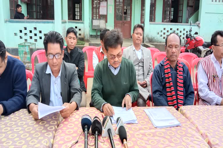 Pressmeet against CAA in Diphu