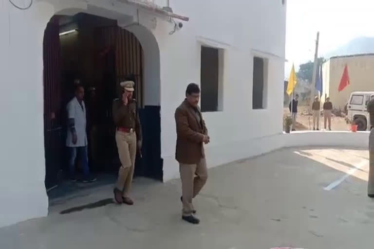 अलवर कारागार पहुंचे जेल डीजी एनआरके रेड्डी, jail dg nrk reddy inspected alwar jail