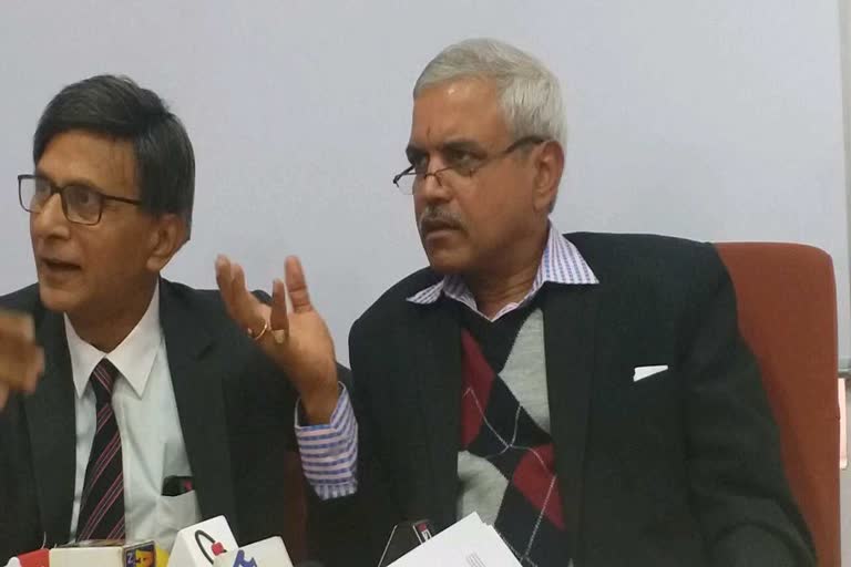 Chief Income Tax Commissioner Rakesh Mishra interacted with reporters in Jamshedpur