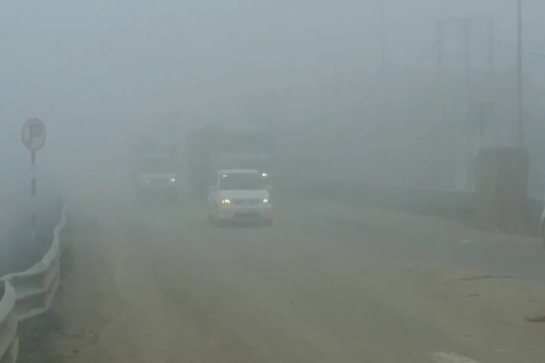 dense fog in karnal