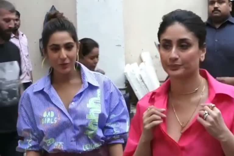 Kareena Kapoor and Sara Ali Khan