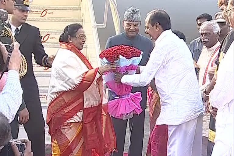 President Ramnath Kovind Arrived Hyderabad Because of he visit Khanha meditation center