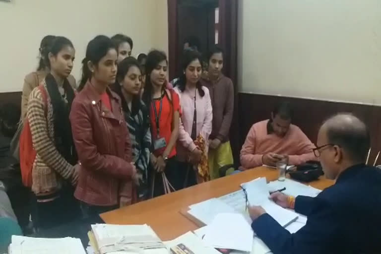 Students upset due to result