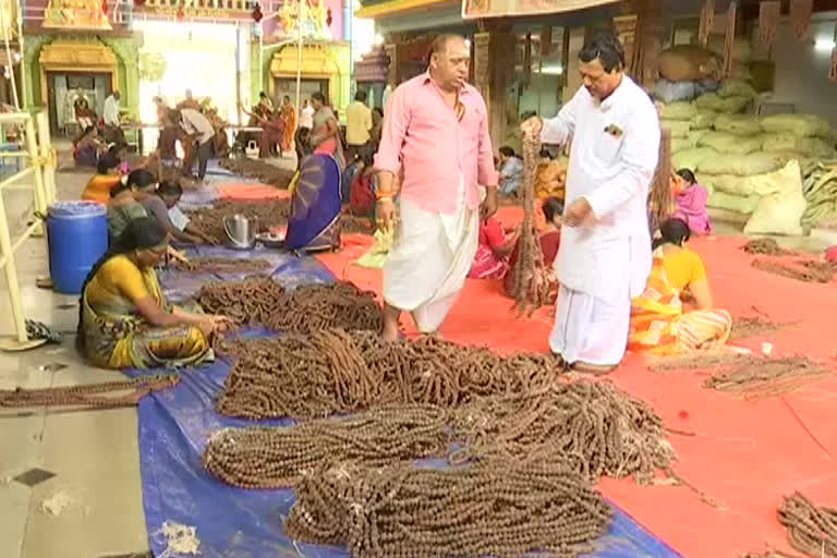 rudreakshas made at prakasam dst ongole