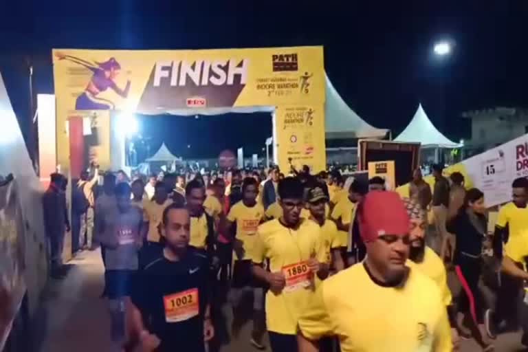 Indori run in marathon of Academy of Indore marathon race