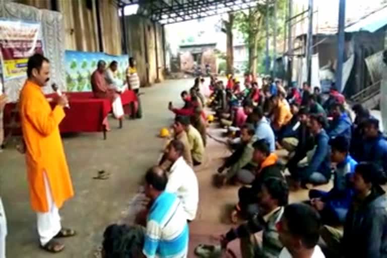 Yoga Training for Nippani City Sanitary Worker