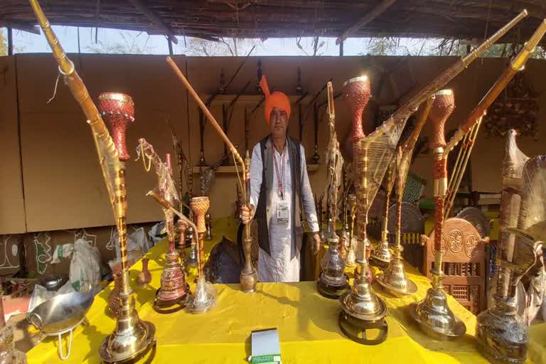 300 year old hookah  in Surajkund Fair