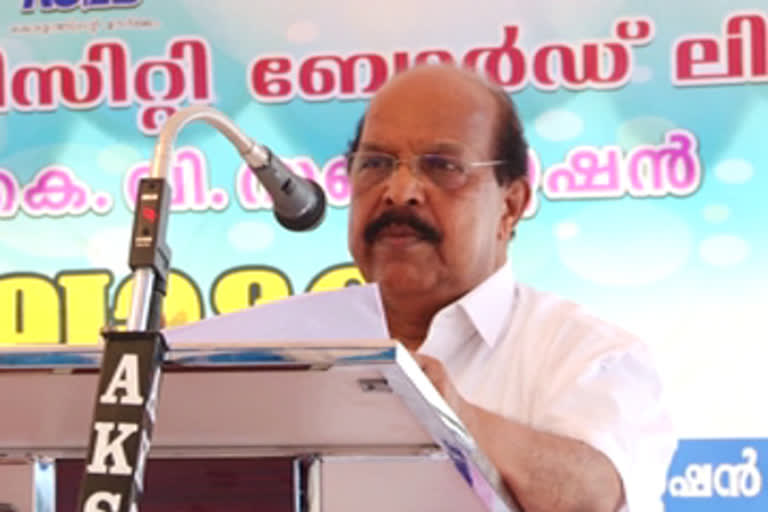 minister g sudhakaran  kseb 33 kv substation  പൊതുമരാമത്ത് മന്ത്രി  ജി.സുധാകരൻ  33 കെവി കളർകോട് സബ്സ്റ്റേഷന്‍  ലോഡ്ഷെഡിങ്