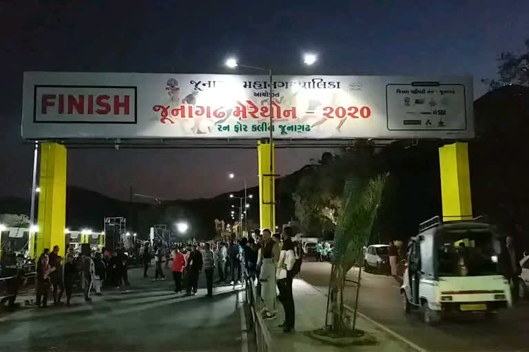 The first marathon in Junagadh got a grand success