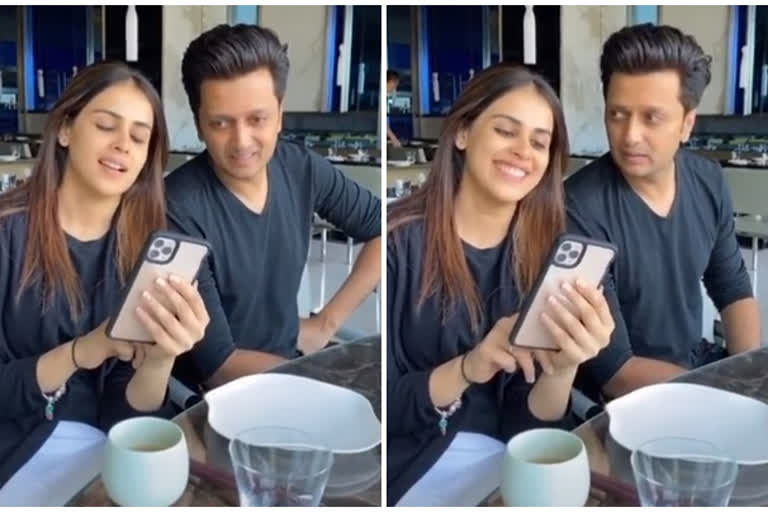 Riteish Deshmukh - Jenelia wedding Anniversary, Riteish Deshmukh wedding Anniversary wish, Riteish Deshmukh hillarious Wish video, जाणारे रितेश देशमुख आणि जेनेलिया, Riteish Deshmukh news, Jenelia deshmukh wish wedding Anniversary to riteish