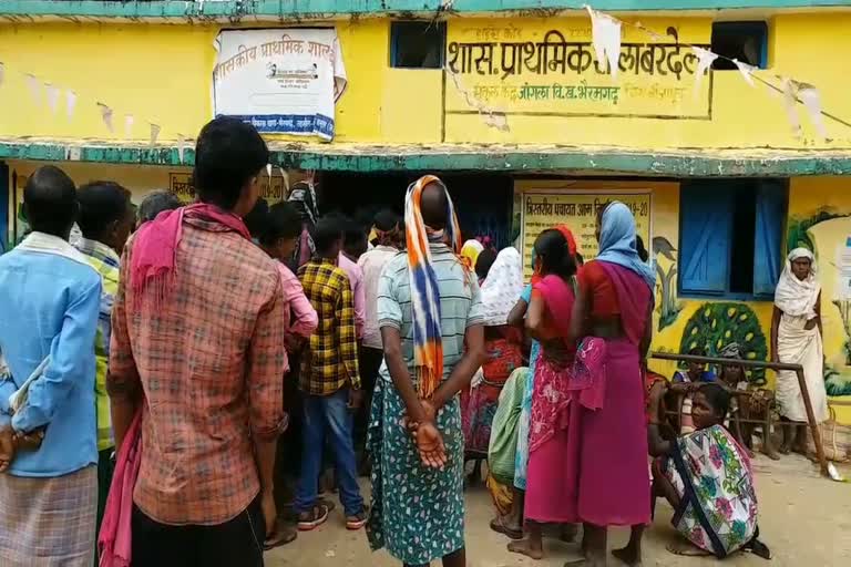 Voting for Panchayat elections in Bijapur continues