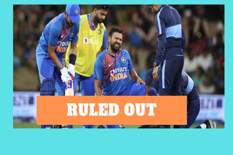 Rohit Sharma injured