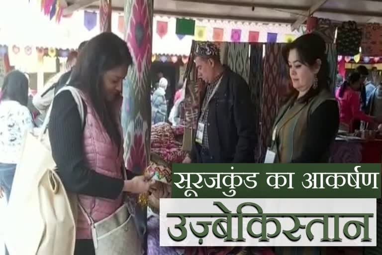 Uzbekistan stall surajkund mela