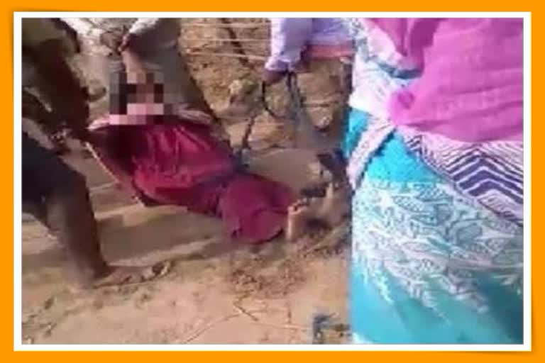 lady teacher assaulted by villager