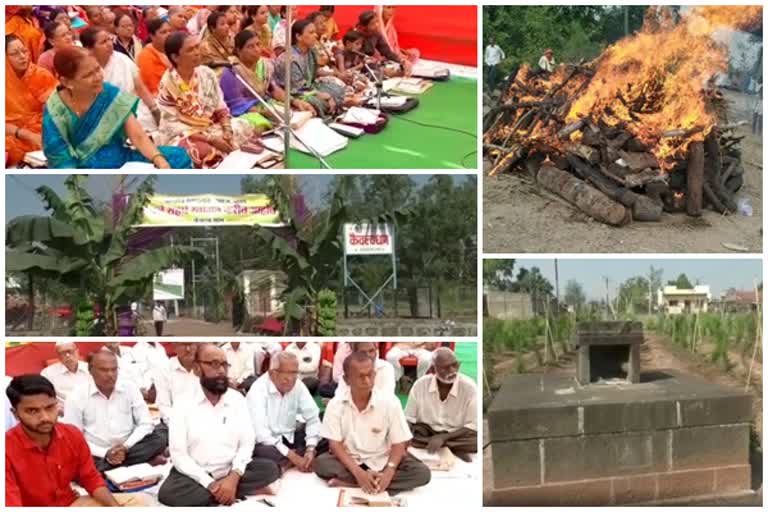 Satsang Parayan sohala at Smashan