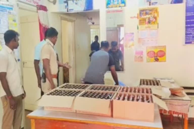 ramanthapuram liqour bottles seized