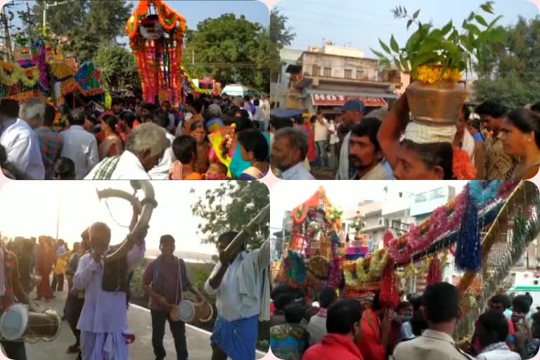 Thirupathamma Color Festival celebrations at jaggayyapeta in krishna