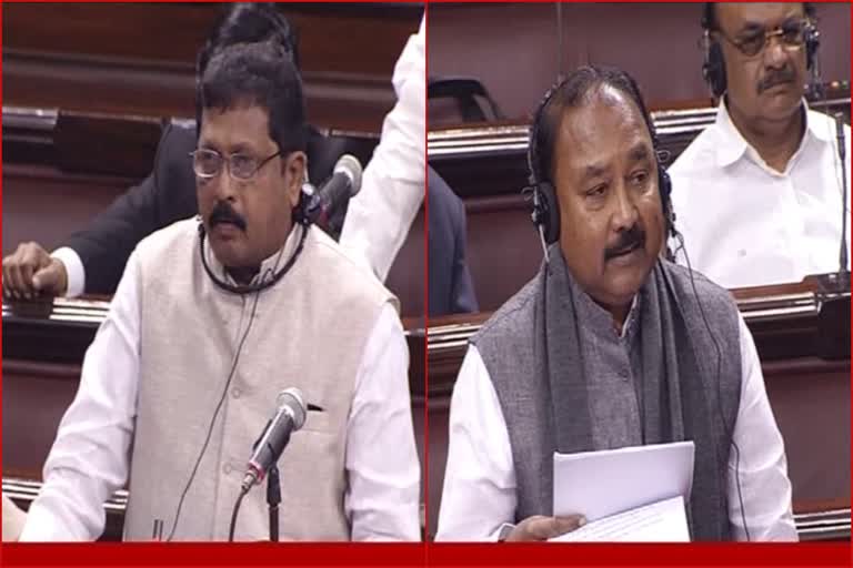 banda prakash and lingaiah yadav at rajya sabha