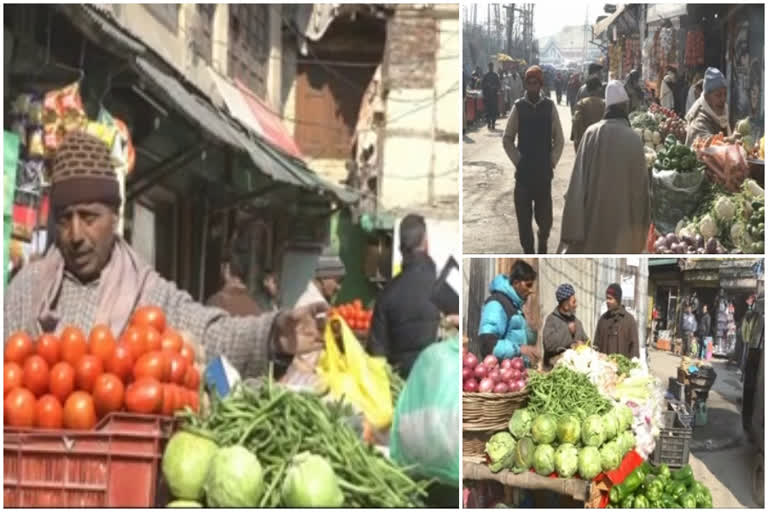 Inflation in essential commodities in Kashmir  കശ്‌മീര്‍ വാര്‍ത്തകള്‍  inflation  Dept of Consumer Affairs  കശ്‌മീരില്‍ വിലകയറ്റം