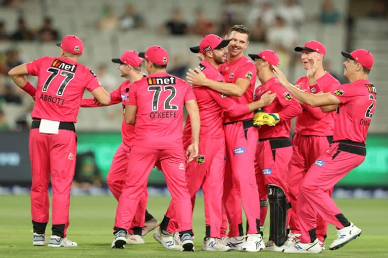 Sydney sixers to take home BBL title if final gets washed out