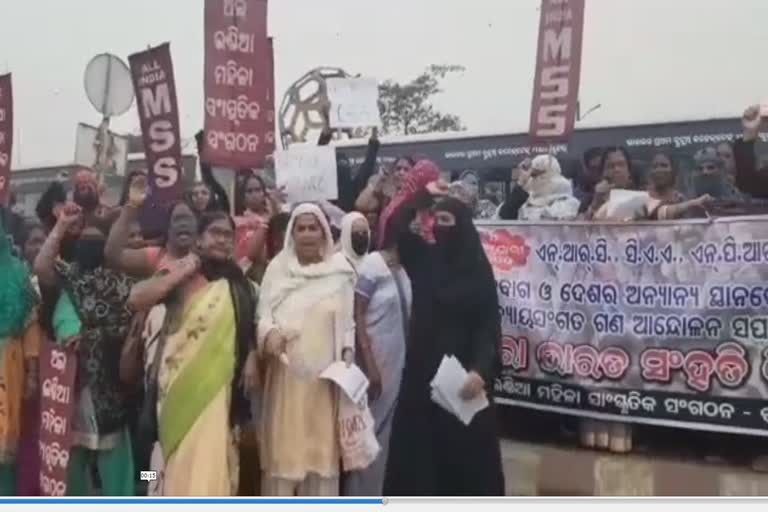 protest against nrc and caa