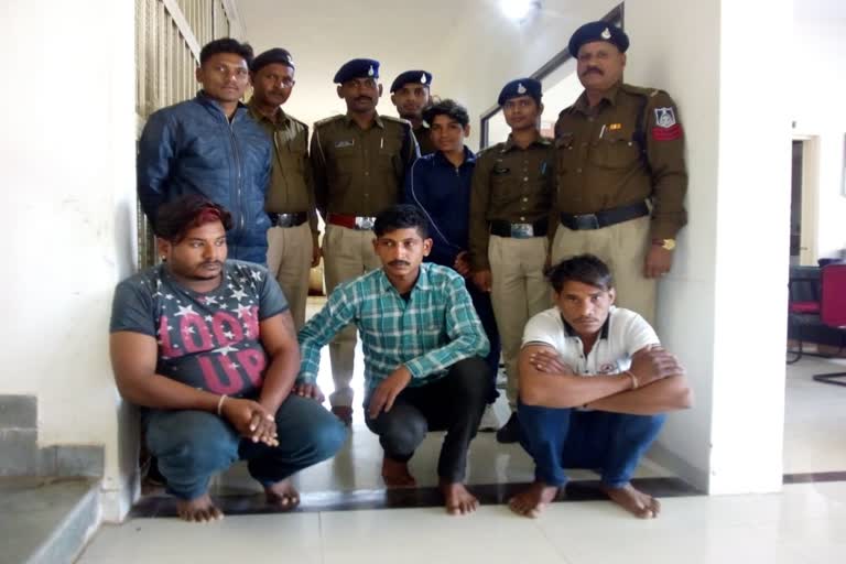 Three accused arrested