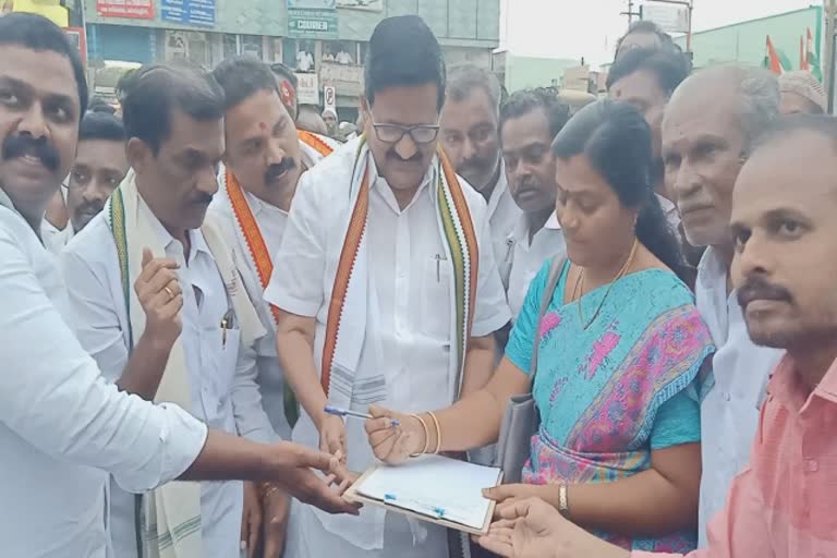 signature movement led by Alagiri IN Kallakurichi