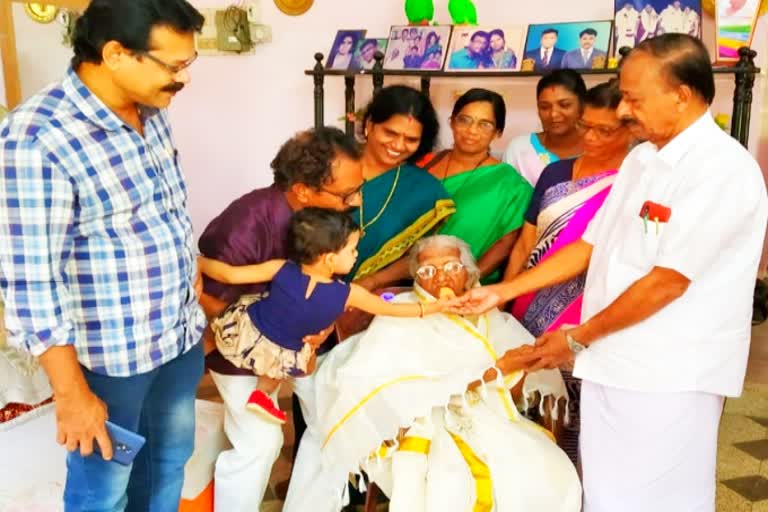 105-year-old Bageerathi Amma  has passed her exam with 74.5 percent marks.