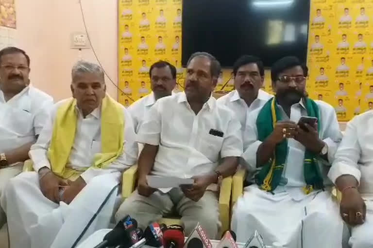 tdp former  mp nimmala kistappa conference at anantapur