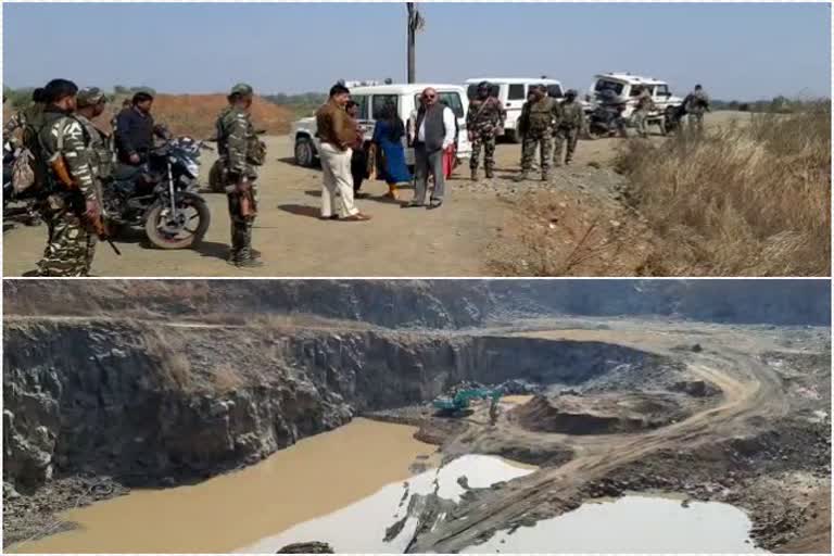 Dumka task team raids illegal stone mines