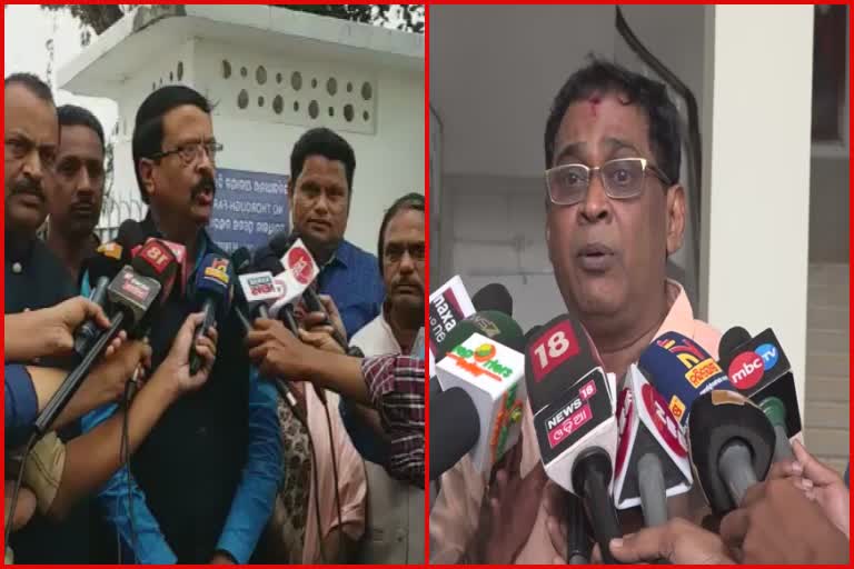 bargarh-mp-suresh-pujari-meet-health-minister-naba-das-at-lokaseba-bhaban-for-city-hospital