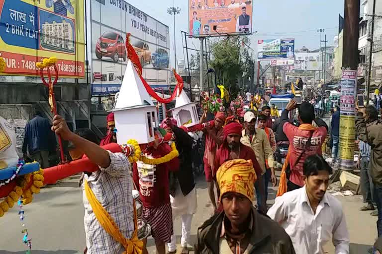 108 feet long Kanwar in bhagalpur