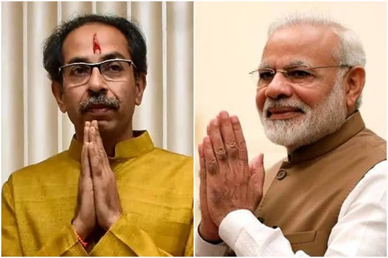 मुख्यमंत्री उद्धव ठाकरे पंतप्रधान नरेंद्र मोदी Uddhav Thackeray and Narendra Modi