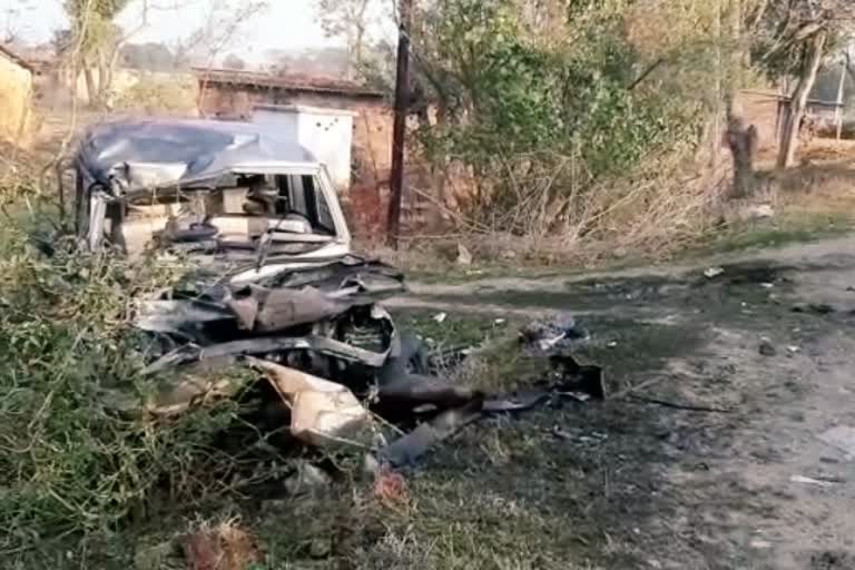 Road accident in ranchi