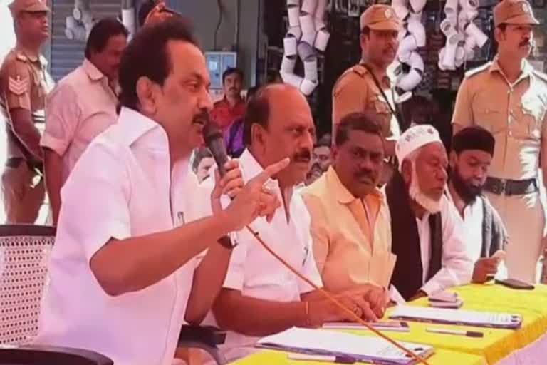 dmk stalin meeting