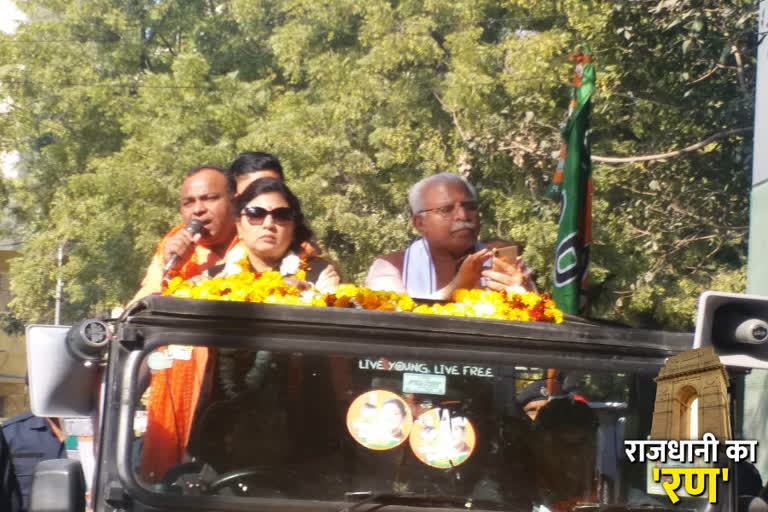 Chief Minister Manohar Lal Khattar campaigned