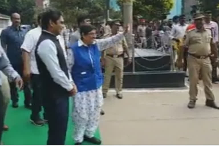 Bedi greeted by protests in Yanam