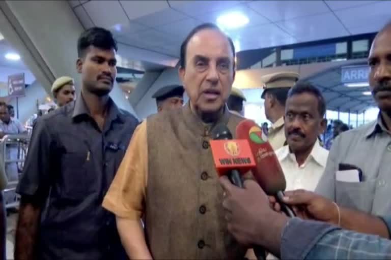 subramanian swamy latest