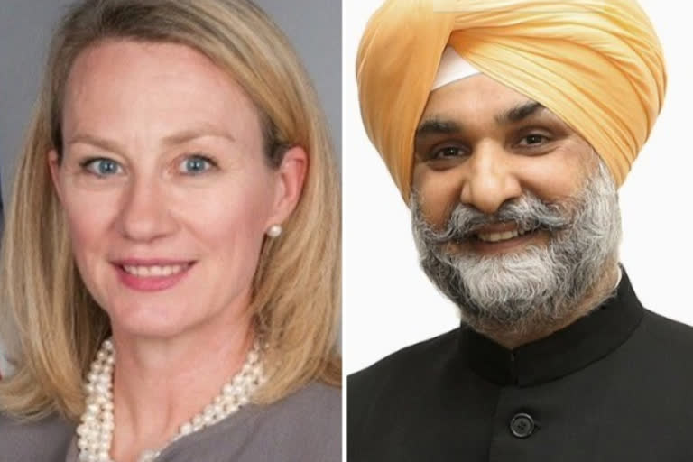 Alice Wells welcomes India's new envoy to United States